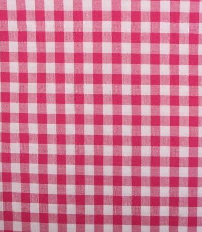 10x10 mm Tern, pink/hvid - Bomuld