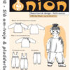 Slå om-trøje & pludderbuks, str. 68-86 - Onion kids wear 10008 - Onion