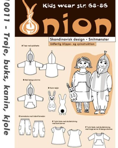 Trøje, buks, kanin, kjole, str. 68-86 - Onion kids wear 10011