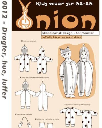 Dragter, hue, luffer, str. 68-86 - Onion kids wear 10012