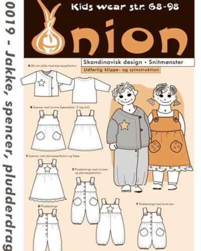 Jakke, spencer, pludderdragt, str. 68-98 - Onion kids wear 10019