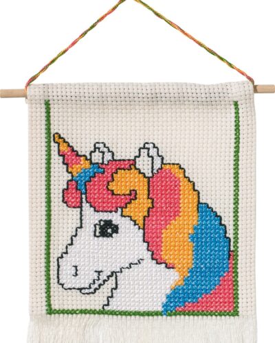 My first kit - Enhjørningehovede 16x18 cm