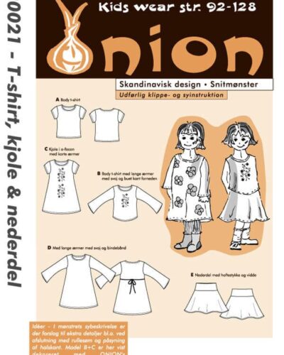 T-shirt, kjole & nederdel, str. 92-128 - Onion kids wear 20021
