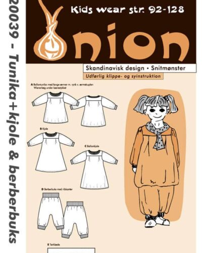 Tunika + kjole & berberbuks, str. 92-128 - Onion kids wear 20039