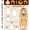 Raglanærme kjole & -top, str. 104-140 - Onion kids wear 20042 - Onion