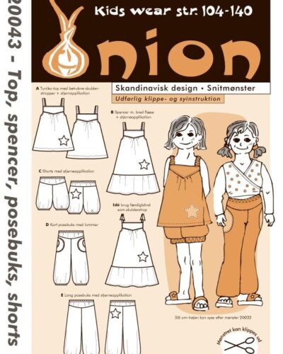 Top, spencer, posebuks, shorts - Onion Kids Wear 20043