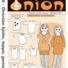 Oversize kjoler, toppe, gamacher, str. 98-140 - Onion kids wear 20046 - Onion