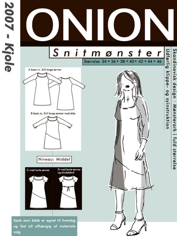 Onion kjole, str. 34-46 - Onion 2007 - Onion