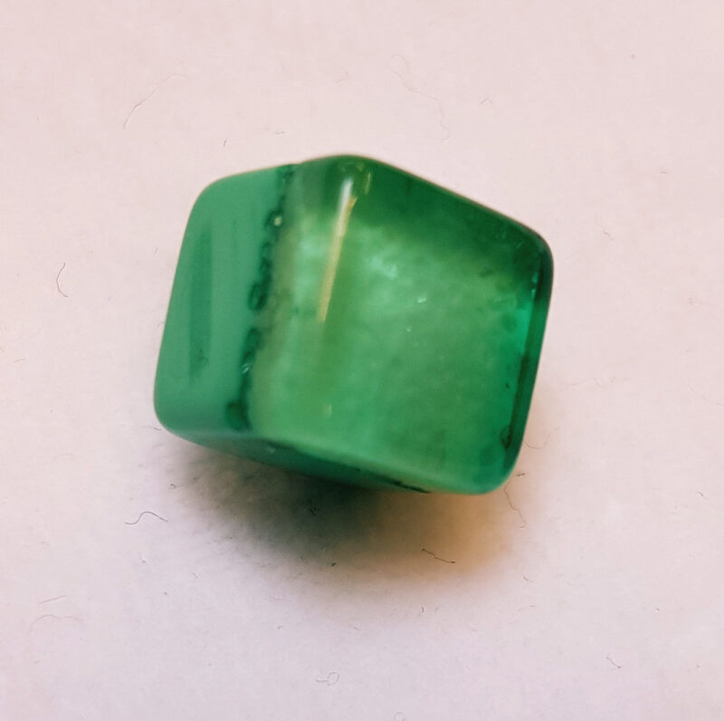 Kube øjeknap grøn, Ø 10 mm -
