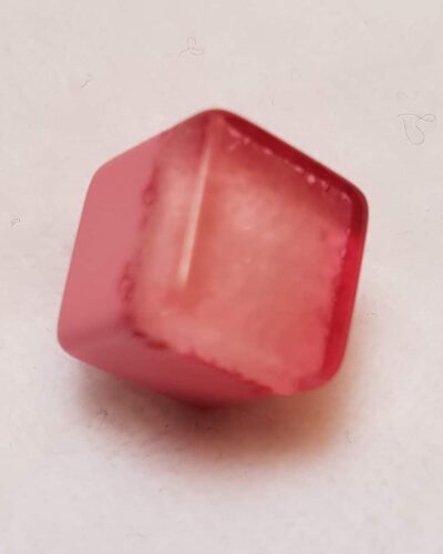 Kube øjeknap lyserød, Ø 10 mm