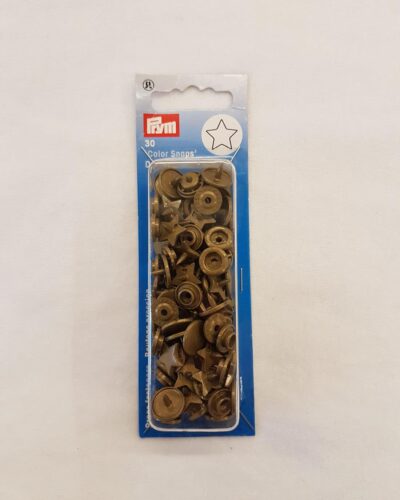 Prym trykknap guld m. stjerne, Color Snaps