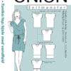 Tunika/top/kjole med vandfald, str. XS-XL - Onion 2050 - Onion