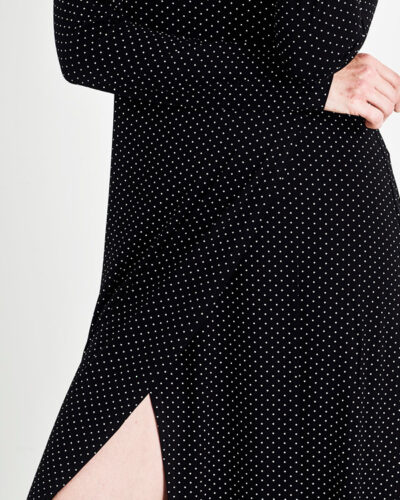 Kjoler med skørt til strikstof, str.Xl-5XL. - Onion 9019