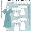 Kimono slå om-kjole, str.XS-XL - Onion 2083 - Minikrea