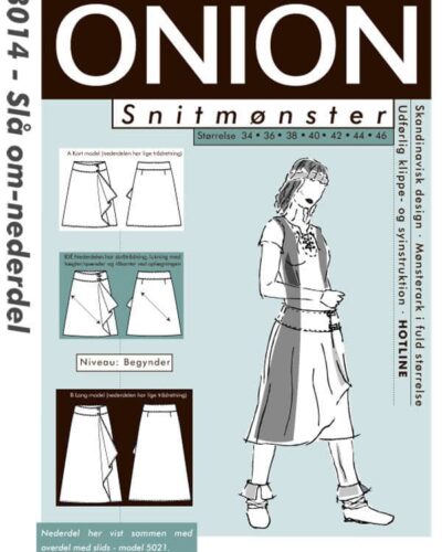 Slå om-nederdel, str. 34-46 - Onion 3014