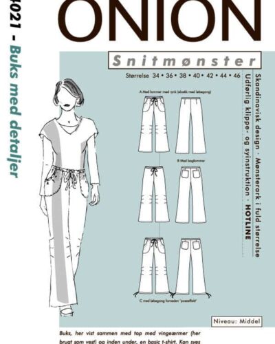 Buks med detaljer, str. 34-46 - Onion 4021