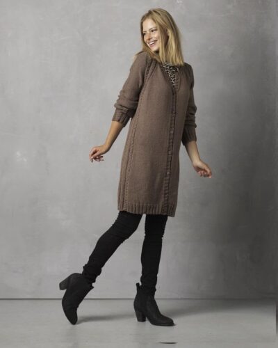 En flette jakke, 4307 - Papyrus