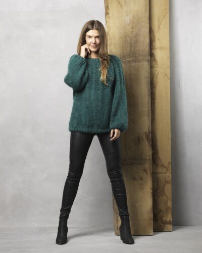 Dolce Mohair sweater i dobbelt garn, 4600-3