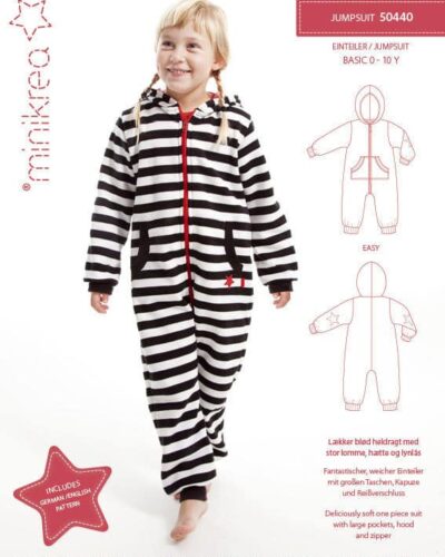 Jumpsuit, str. 0-10 år - Minikrea 50440