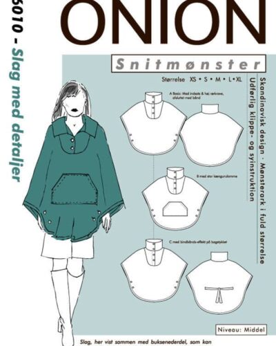 Slag med detaljer, str. XS-XL - Onion 6010