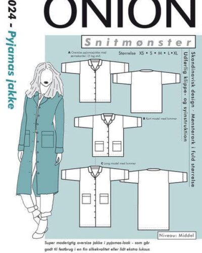 Pyjamas jakke, str. XS-XL - Onion 6024