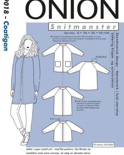 Coatigan, str.Xl-5XL. - Onion 9018