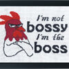 I' m not bossy 29x20 cm -
