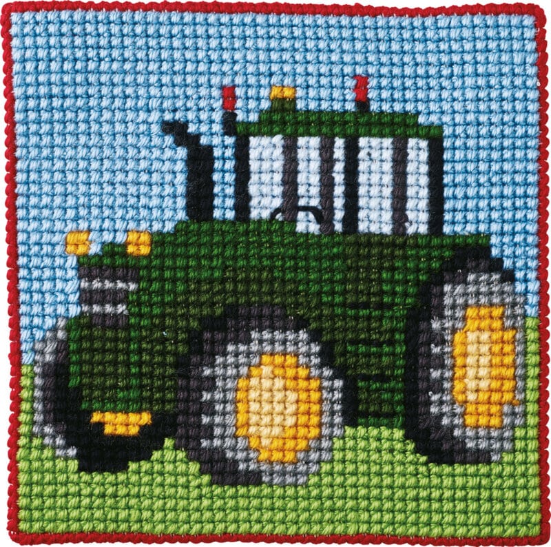 Traktor - Kits for kids 25x25 cm - Permin