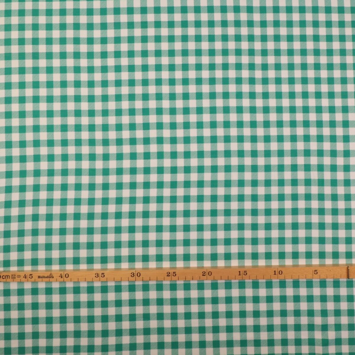 Køkkentern 1x1 cm, grøn/hvid- Jersey - Billede 2