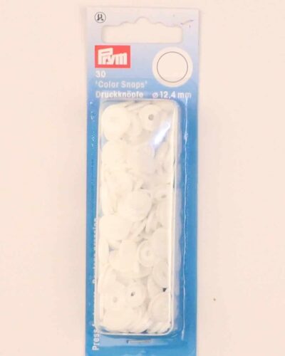 Prym trykknap hvid, Color Snaps