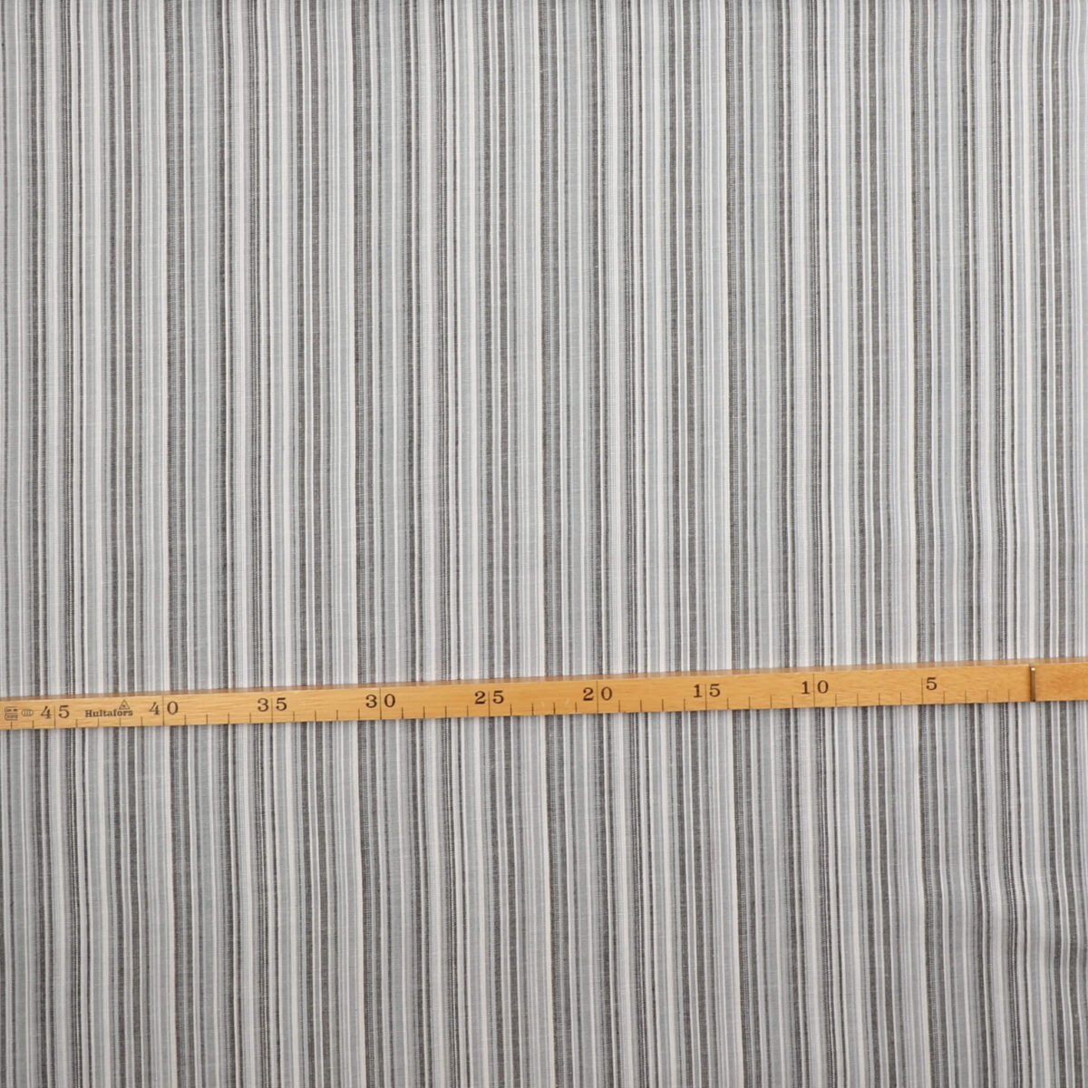 Striber, multi grå - 110 cm bred bomuld - Billede 2