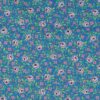 Blomster i lilla på turkis bund - Patchwork