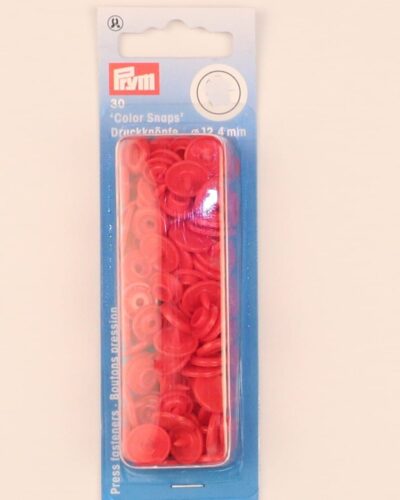 Prym trykknap rød, Color Snaps