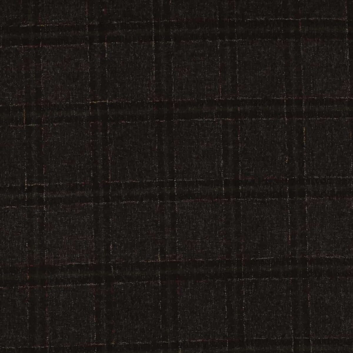 Ternet, grå nuancer, grøn stribe - Uld/polyester
