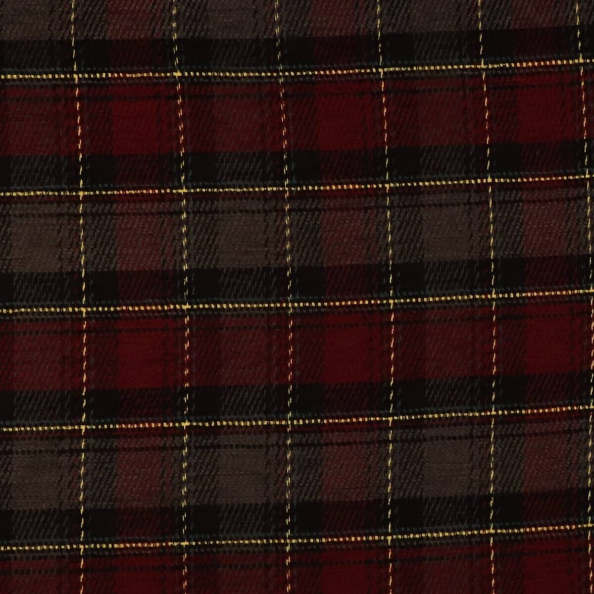Tern, petrol, bordeaux, grå, gul - Polyester