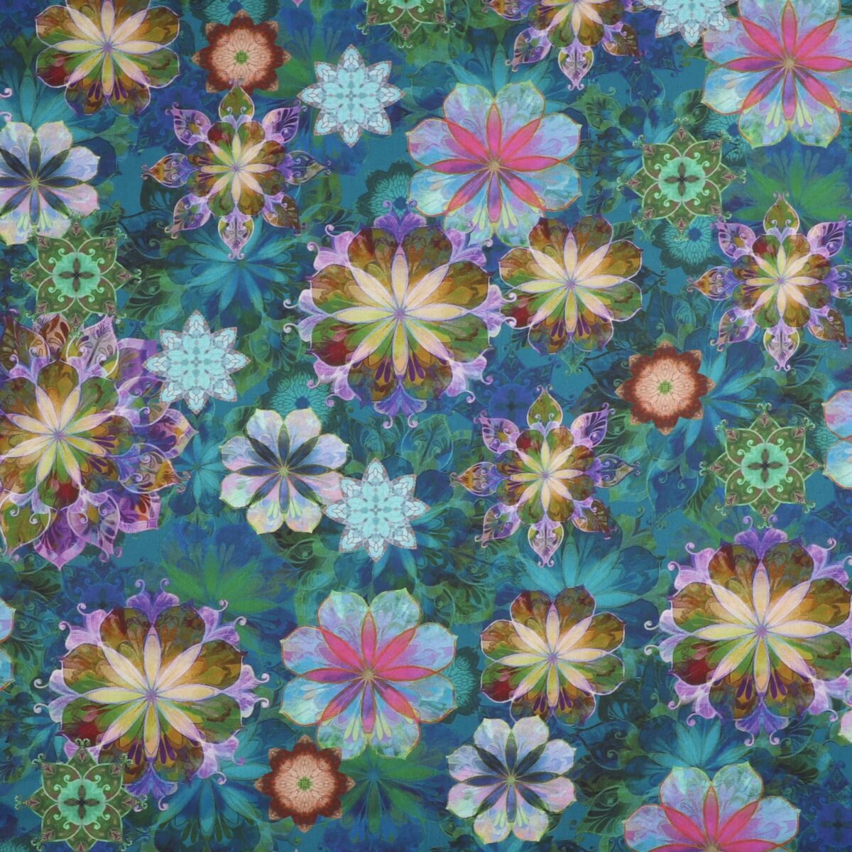 Blomstermønster - Patchwork