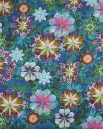 Blomstermønster - Patchwork