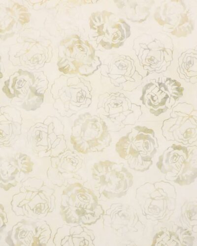 Offwhite m. blomster - Bali