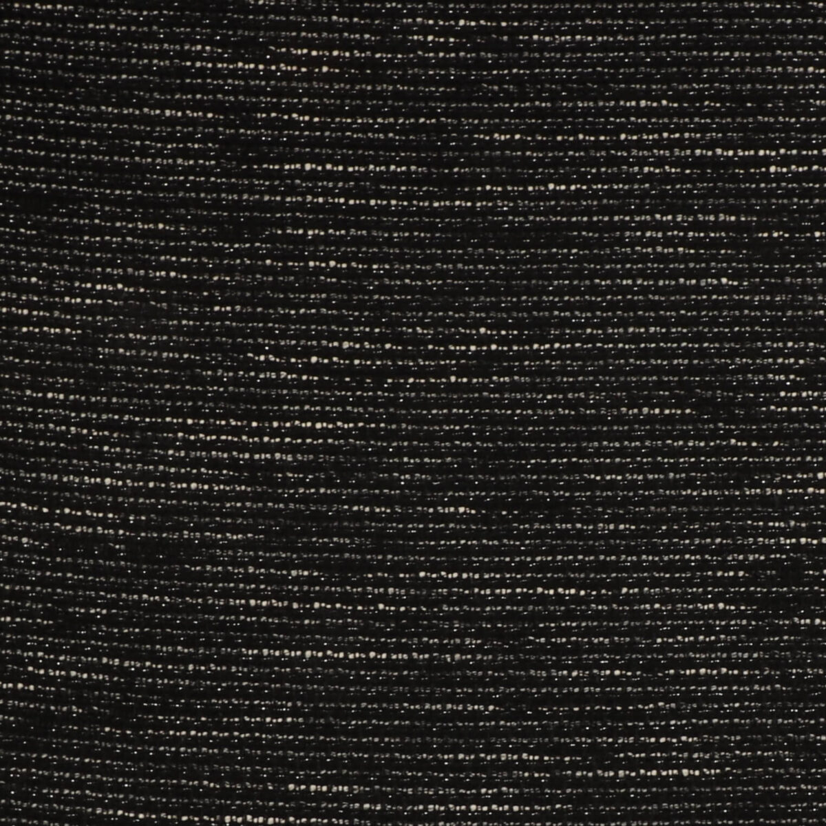 Sort/hvid m. sølvtråd - Bomuld/polyester