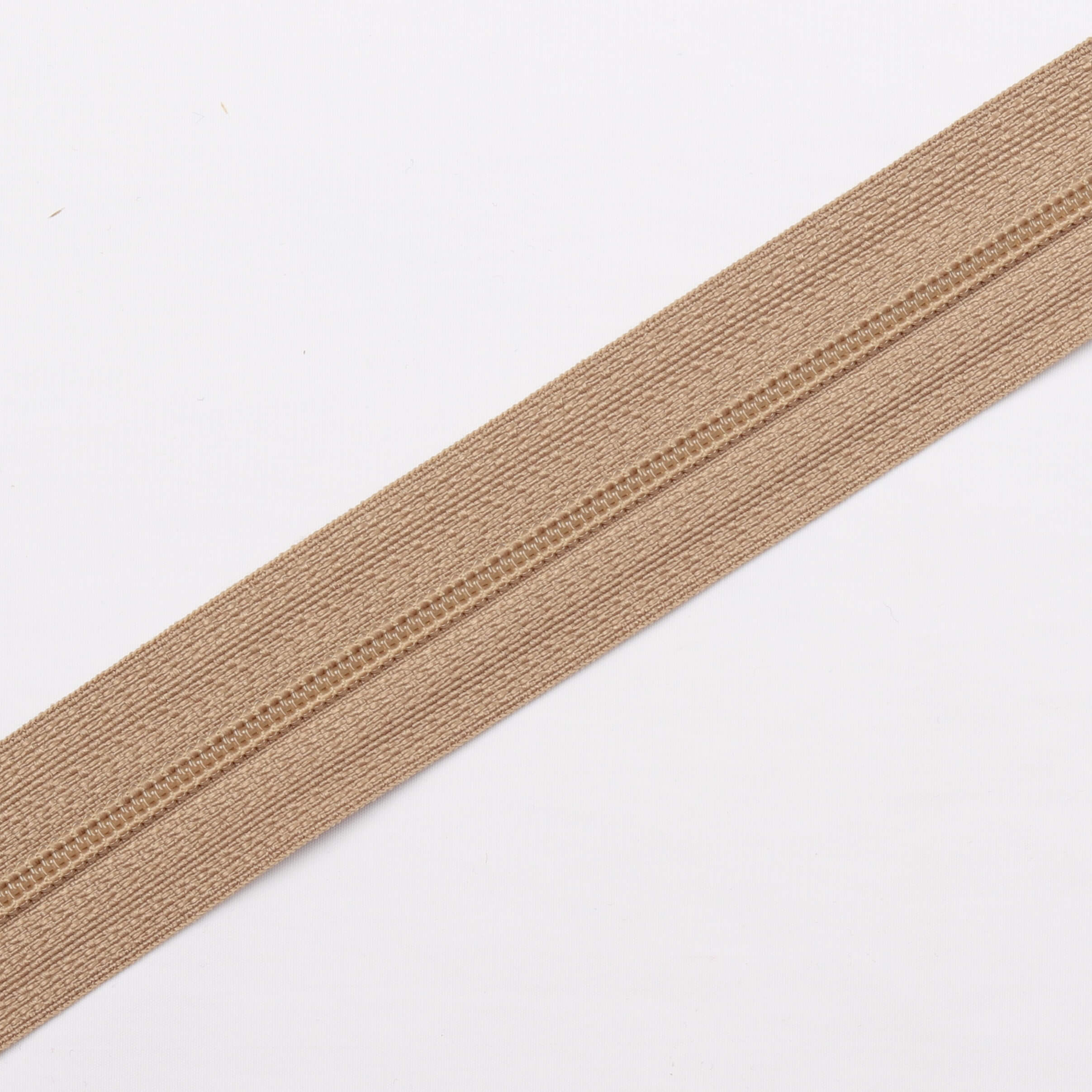 4 mm lynlås i metermål, mange farver