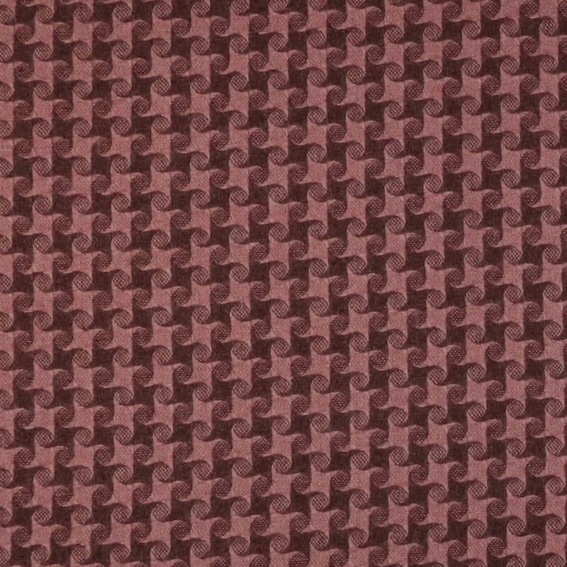 Mønster i lavendel - Uld/polyester - Info mangler