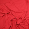 Rød crepe georgette - Polyester - Info mangler