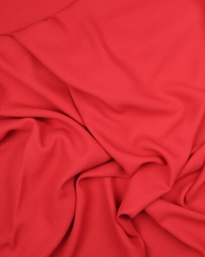 Rød crepe georgette - Polyester