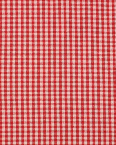 Rød/hvid tern 5x5 mm - Boligtekstil (bæredygtigt)