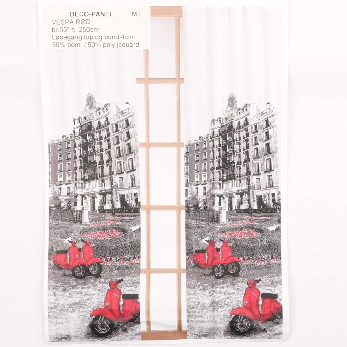 Deco-Panel Vespa rød
