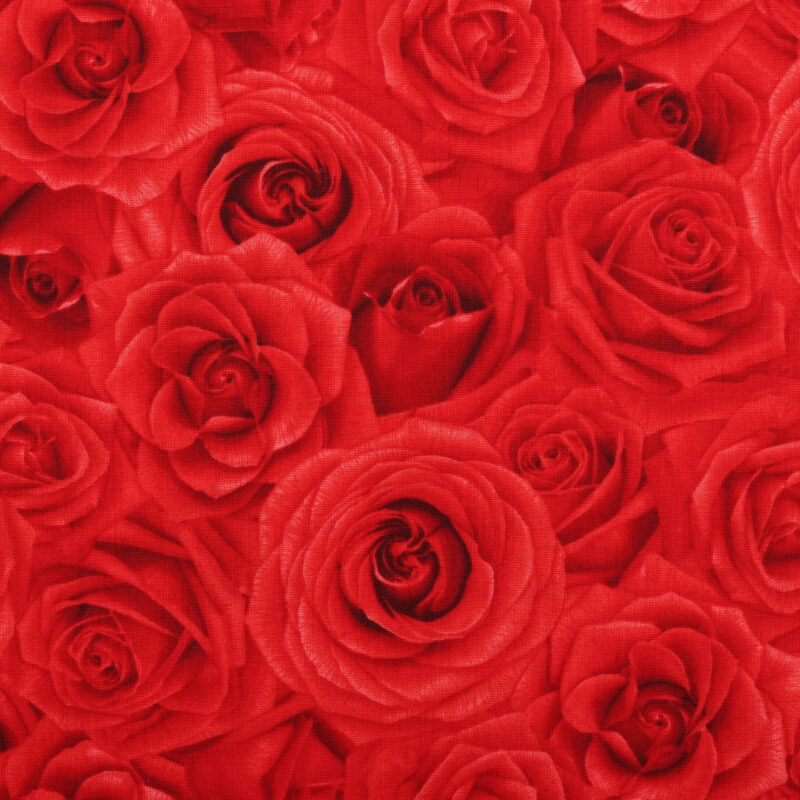 Røde roser - Patchwork - Info mangler