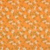 Hvid blomst på orange - Patchwork - Info mangler