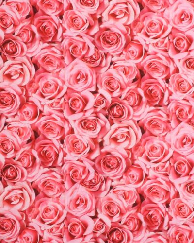 Roser i lyse pink/lyserøde nuancer - Patchwork