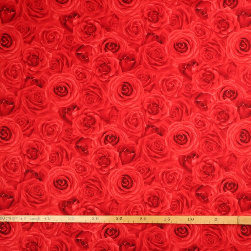 Røde roser - Patchwork - Info mangler