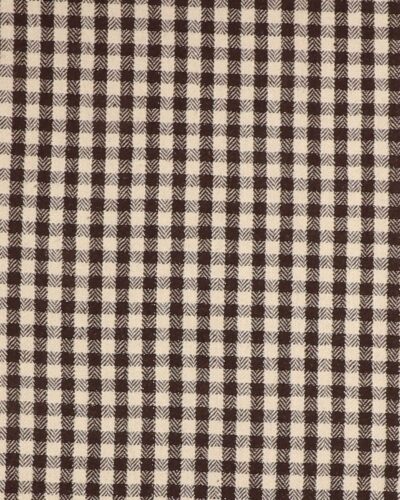 Brun/offwhite tern m. sølvtråd - Bomuld/polyester